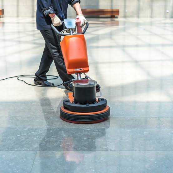 Floor Scrubbing & Polishing